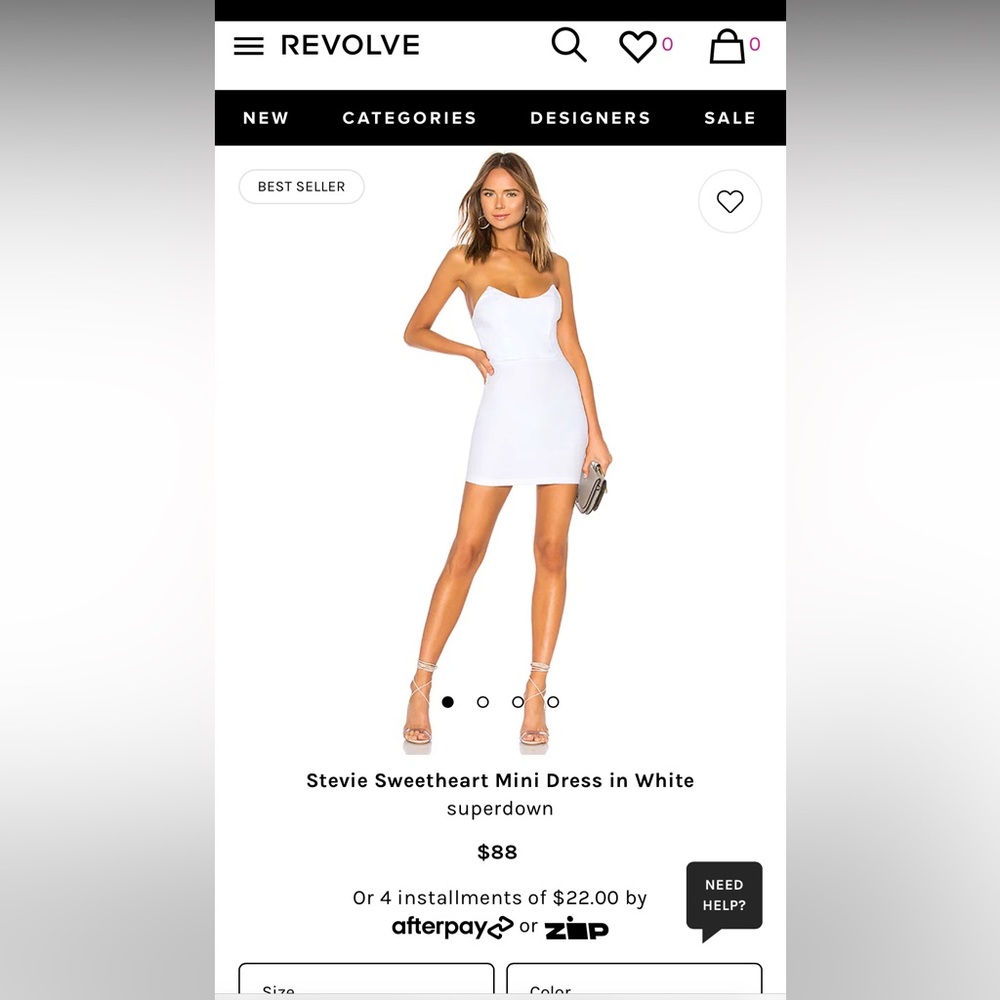 Superdown White Dress